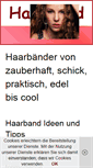 Mobile Screenshot of haarband.org