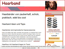 Tablet Screenshot of haarband.org